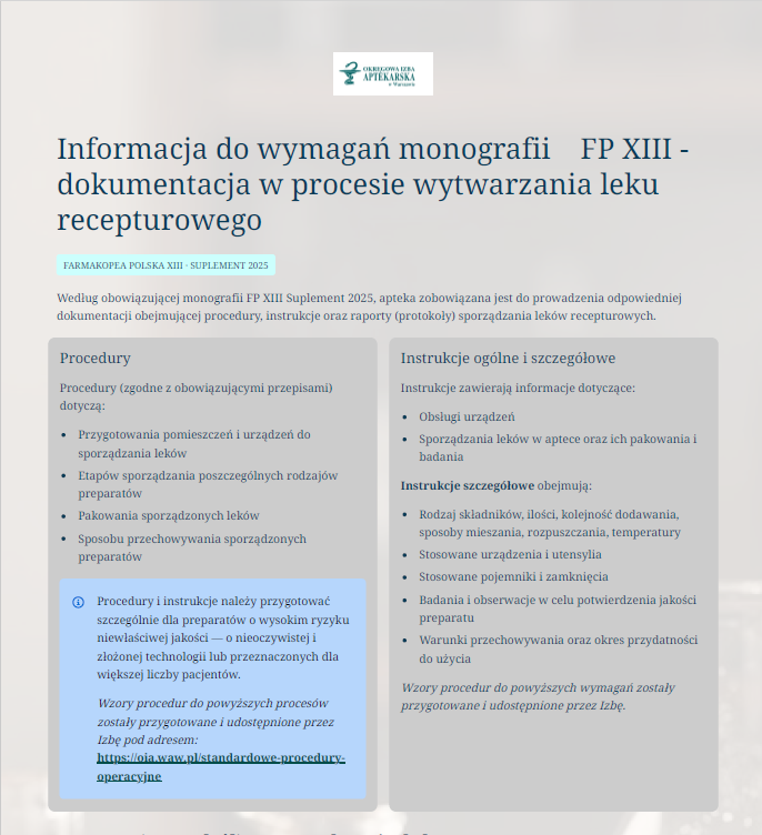 https://oia.waw.pl/system/files/2026-06/informacja-do-wymagan-monografii-fp-xiii-dokumentacja-w-procesie-wytwarzania-leku-recepturowego.pdf