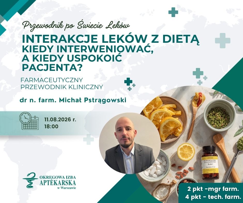 webinar interakcje leków 2026